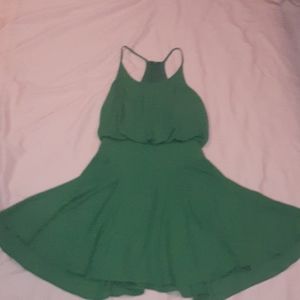Green party dress | scurt